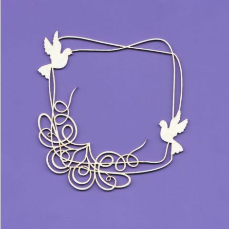 Tekturka Crafty Moly Ramka Wedding Doodles 2 G5